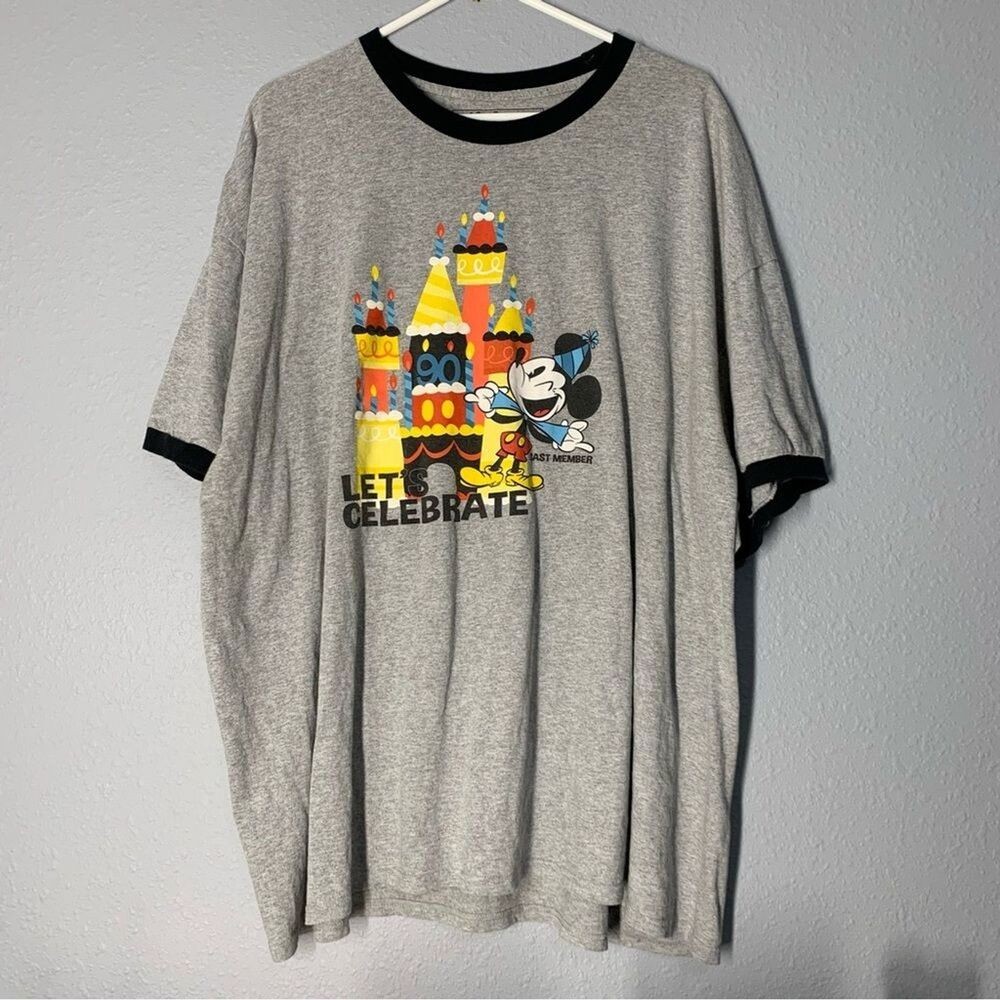 Disney Authentic 90th Celebration Cast Exclusive Mickey Mouse Tee Shirt